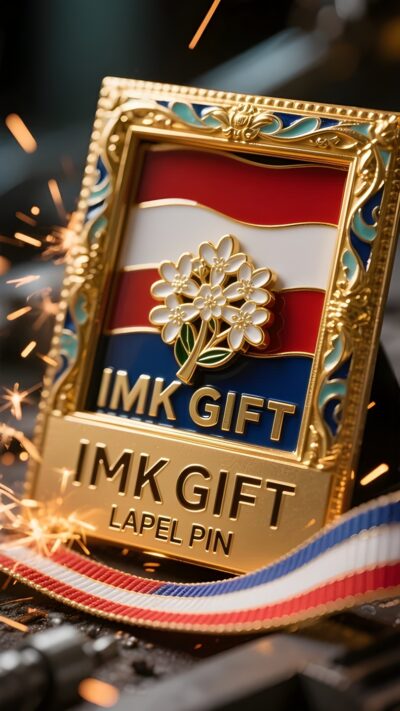 in993-Rot-weißes-Vertrauen-im-Edelweiß-Fotorahmen